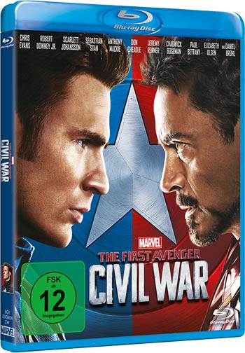 The First Avenger: Civil War Blu-ray Cover